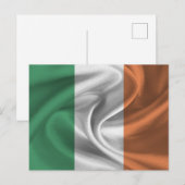 Ierse vlag briefkaart (Voorkant / Achterkant)