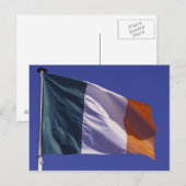 Ierse vlag briefkaart (Voorkant / Achterkant)