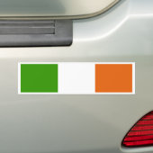 Ierse vlag bumpersticker (Op auto)