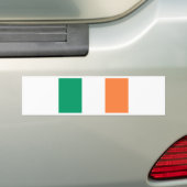 Ierse vlag bumpersticker (Op auto)