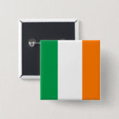 Ierse vlag Button (Voorkant /achterkant)