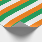 Ierse vlag cadeaupapier (Hoek)