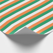 Ierse vlag  cadeaupapier (Hoek)