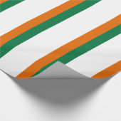 Ierse vlag cadeaupapier (Hoek)