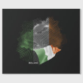 Ierse vlag cadeaupapier (Vlak)