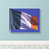 Ierse vlag canvas afdruk (Insitu (Houten vloer))