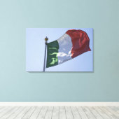 Ierse vlag canvas afdruk (Insitu (Houten vloer))