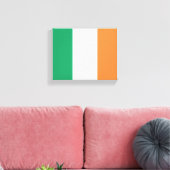 Ierse vlag canvas afdruk (Insitu (Woonkamer))