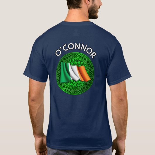 Ierse vlag Clover Celtic Knot - O'Connor T-shirt (Achterkant)