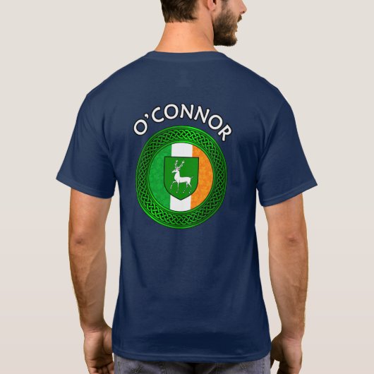 Ierse vlag Clover Celtic Knot - O'Connor T-Shirt (Achterkant)