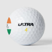 Ierse vlag Colors Irish Surname Custom Golfballen (Logo)