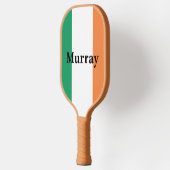 Ierse vlag Colors Irish Surname Custom Pickleball Paddle (Links)