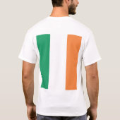 Ierse vlag Colors Irish Surname Custom T-shirt (Achterkant)