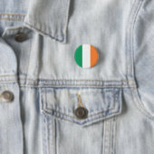 Ierse vlag driekleur patriottische Sint Patrick's Ronde Button 3,2 Cm (In situ)