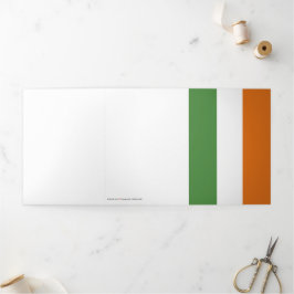 Ierse vlag drieluik kaart