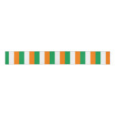 Ierse vlag en Ierland reizen, vakantie/sport Grosgrain Lint (Voorkant)