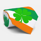 Ierse vlag en reizen, handel en sport stropdas (Opgerold)