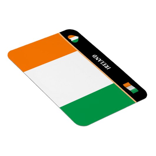 Ierse vlag en reizen Ierland/Ierland Magneet (Rechterzijde)