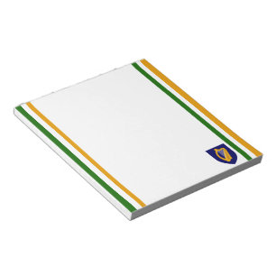 Ierse vlag en wapen notitieblok