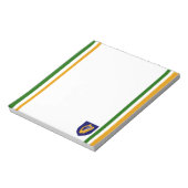 Ierse vlag en wapen notitieblok (Linkerzijde)