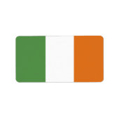 Ierse vlag etiket (Voorkant)