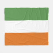 Ierse vlag fleece deken (Voorkant (Horizontaal))