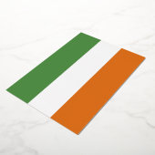 Ierse vlag folie uitnodiging (Gedraaid)