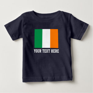 Ierse vlag football jersey baby bodysuit