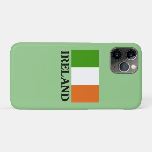 Ierse vlag, geëtiketteerd, Case-Mate iPhone case (Achterkant (horizontaal))