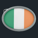 Ierse vlag gesp<br><div class="desc">Patriottische vlag van Ierland.</div>