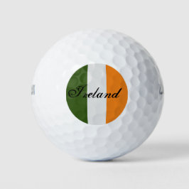 Ierse vlag golfbal golfballen