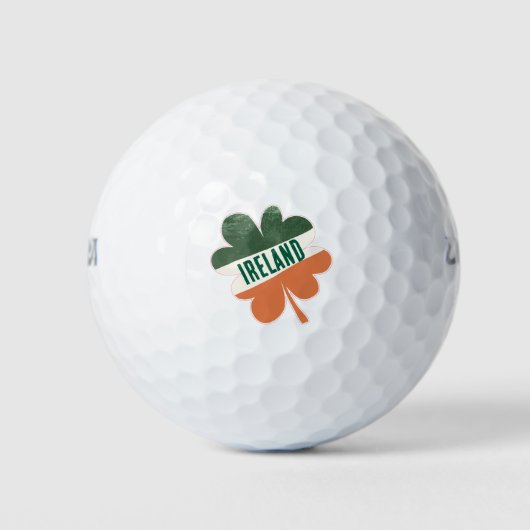 Ierse vlag golfballen (Voorkant)