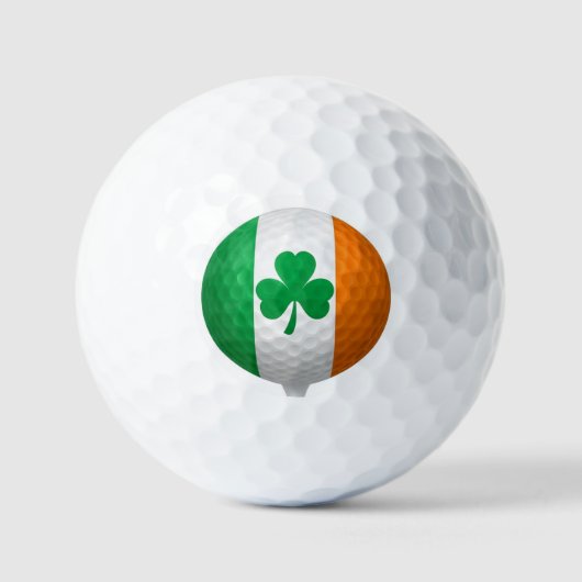 Ierse vlag golfballen (Voorkant)