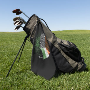 Ierse vlag golfhanddoek