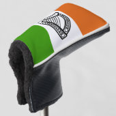 Ierse vlag golfheadcover (3/4 voorkant)