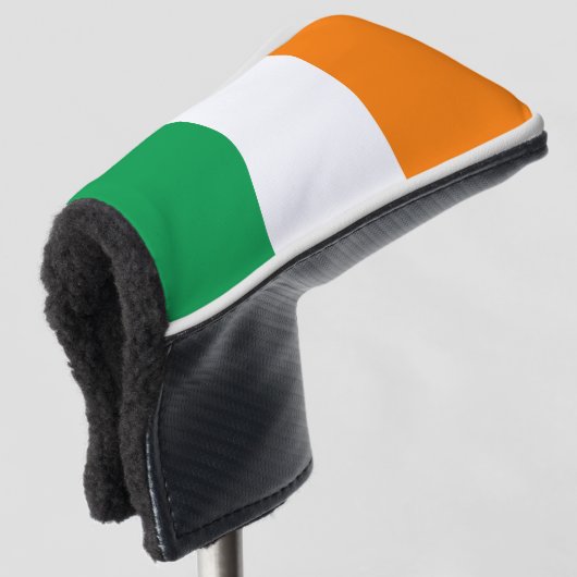 Ierse vlag golfheadcover (3/4 voorkant)