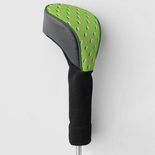 Ierse vlag golfheadcover (Schuin)