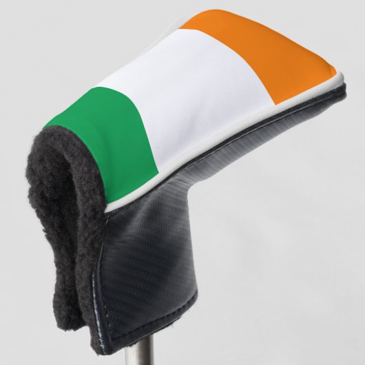 Ierse vlag golfheadcover (3/4 voorkant)