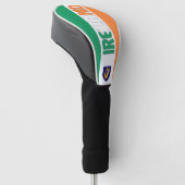 Ierse vlag: Gorheerlijk Patriotic Golfheadcover (Schuin)