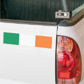 Ierse vlag groen wit sinaasappel driekleur bumpersticker (Op Truck)