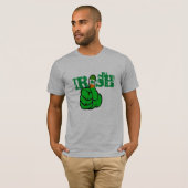 Ierse vlag Groene St Patrick's Day Lucky Green T-shirt (Voorkant volledig)