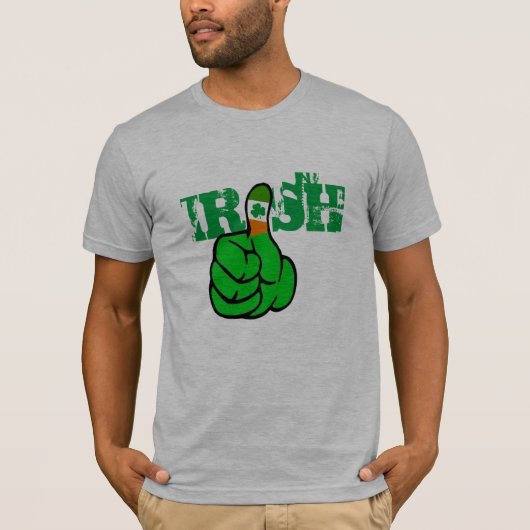 Ierse vlag Groene St Patrick's Day Lucky Green T-shirt (Voorkant)