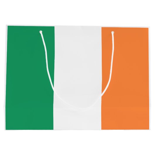 Ierse vlag groot cadeauzakje (Achterkant)