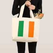 Ierse vlag grote tote bag (Voorkant (product))