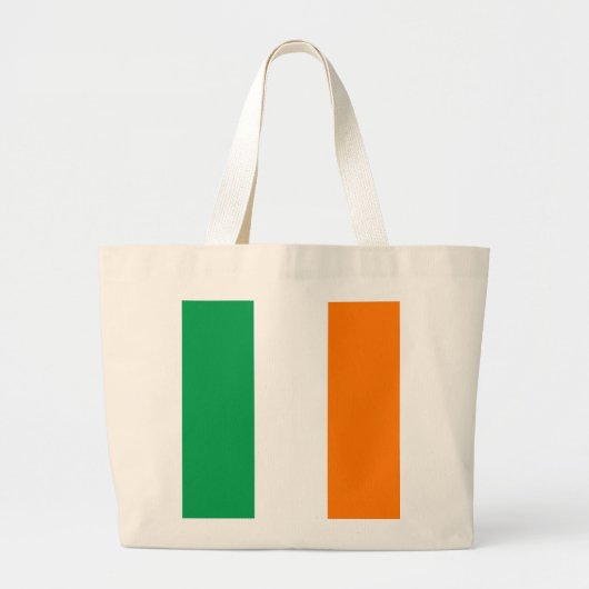Ierse vlag grote tote bag (Voorkant)