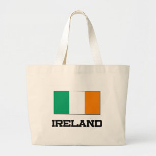 Ierse vlag grote tote bag