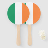 Ierse vlag handwaaier (Voorkant en achterkant)