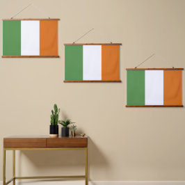 Ierse vlag hangend wandkleed