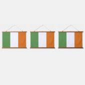 Ierse vlag hangend wandkleed (Driedubbel)