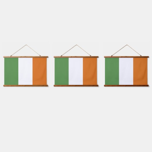 Ierse vlag hangend wandkleed (Driedubbel)